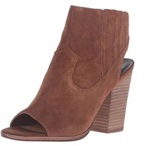Dolce Vita Pasha Suede Open Toed Booties
